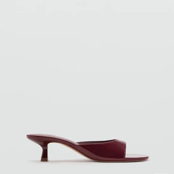 Mango Open-Toe Kitten Heels - Picture 2 of 9